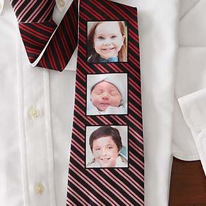Photo Personalized Men's Ties - Three Pictures