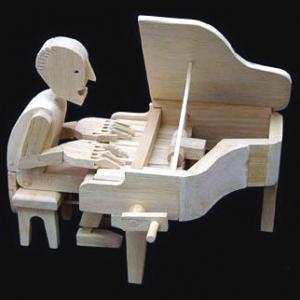 Build A Pianist Wood Timber Kit