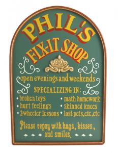 Father Fix-It Sign - Personalized