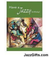 Jazz Birthday Card