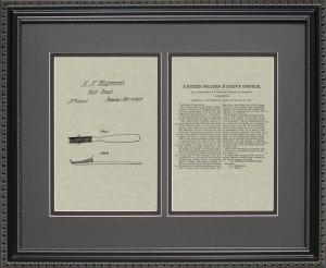 Toothbrush Patent Art - 16x20