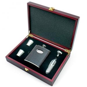Morocco 5 Piece Flask Set (Engravable)