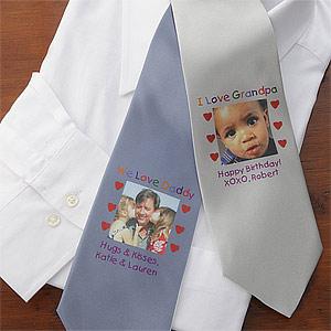 Personalized Photo Ties For Men - Photo Message