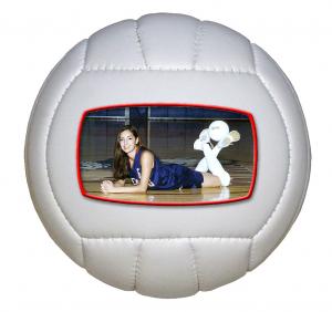 Personalized Mini Photo Volleyball Trophy