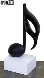 16th Note Music Sculpture