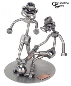 Soccer Steel Figurine