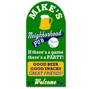 Neighborhood Sports Pub Custom Sign