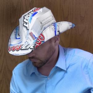 Coors Light Beer Box Cowboy Hat