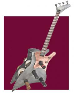 Guitar Wine Rack