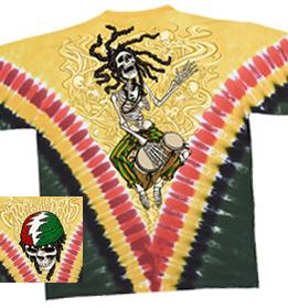 Grateful Dead T-Shirt - Rasta Drums