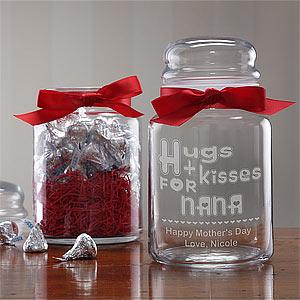 Personalized Candy Jars for Sweethearts with Chocolates