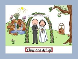 Personalized Wedding Cartoon
