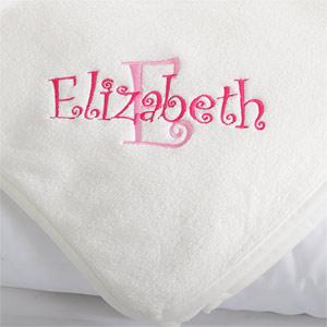 Personalized Kids Fleece Blanket - White - All About Me