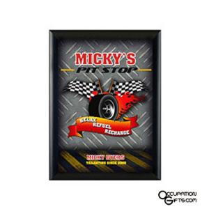 Auto Racing Personalized Nascar Gifts on Pit Stop Mini Sign   Personalized   Automobiles Gifts And Gift Ideas