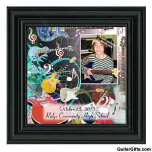Electric Guitar Band Picture Frame