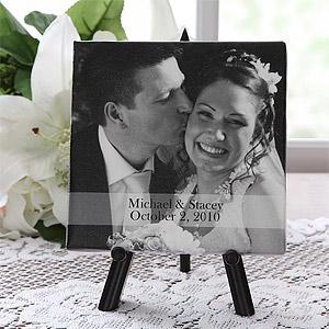 Our Special Day Personalized Wedding Picture Canvas Art