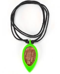Pennybandz Necklace in Mother Nature Green