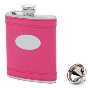Pretty in Hot Pink Flask (Engravable)
