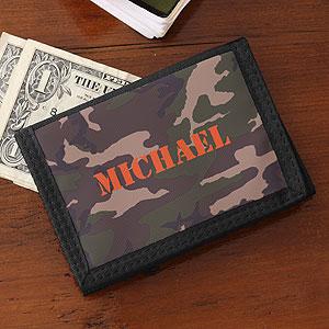 Kids Camouflage Tri-fold Wallet for Boys