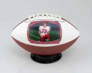 Personalized Mini Photo Football Trophy