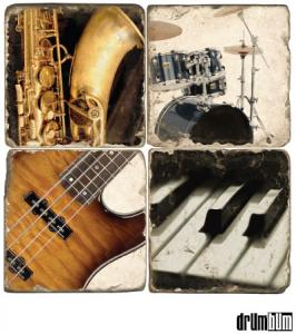 Music Instruments Coasters