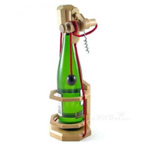 Dont Break the Bottle Puzzle w/ Corkscrew