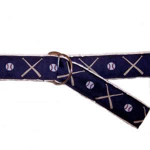 Boys Baseball Ribbon Belt