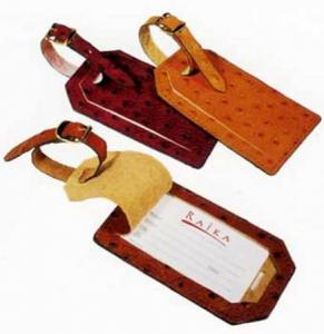 Leather Luggage Tags by Raika
