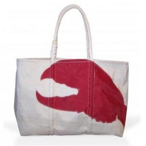 Sea Bags Sailcloth Tote - Large Red Claw