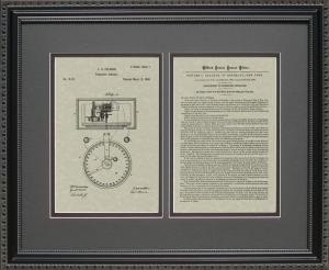 Stock Ticker Patent Art - 16x20
