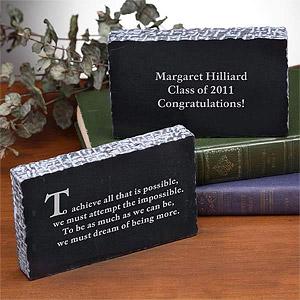 Personalized Graduation Marble Keepsake