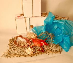 Carl the Crab Coastal Decor Gift Box