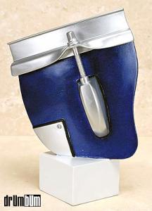 Blue Drum Sculpture