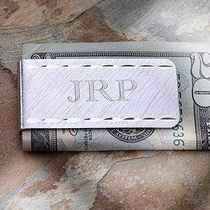 Personalized Silver Money Clip - LaSalle Collection