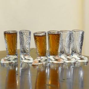 Cowboy Up Shot Glasses Set, 6-Piece