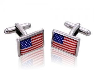 American Flag Cuff Links