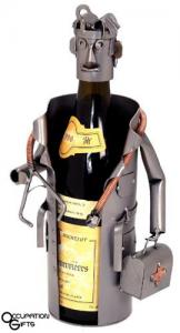 Male Doctor Wine Bottle Holder