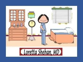 Personalized Doctor in Scrubs Cartoon