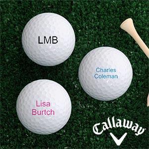 Personalized Callaway Golf Ball Set - Printed with Your Message