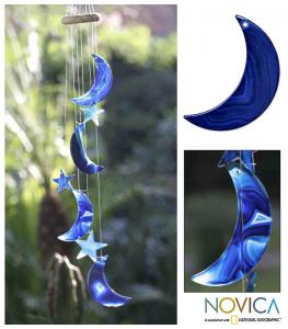 Wind chimes - Blue Moon and Stars