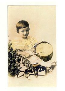 Child With Drum Greeting Card