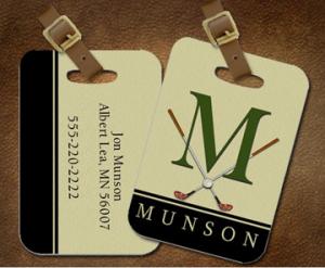 Personalized Golf Bag Tag