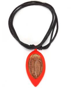 Pennybandz Necklace in Lava Orange