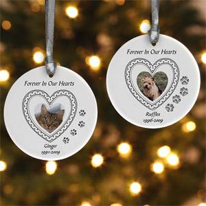 Personalized Pet Memorial Christmas Ornament