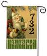Personalized 2-Sided St Nick Garden Flag