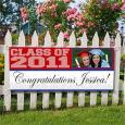 Photo Personalized Graduation Banners - Class Of