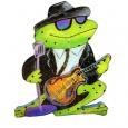 Guitar Frog Magnet