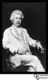 Mark Twain Portrait Canvas Print