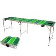 Tailgating Football Field Beer Pong Table with Bottle Opener, 8 Feet