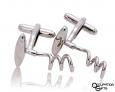 Corkscrew Cuff Links